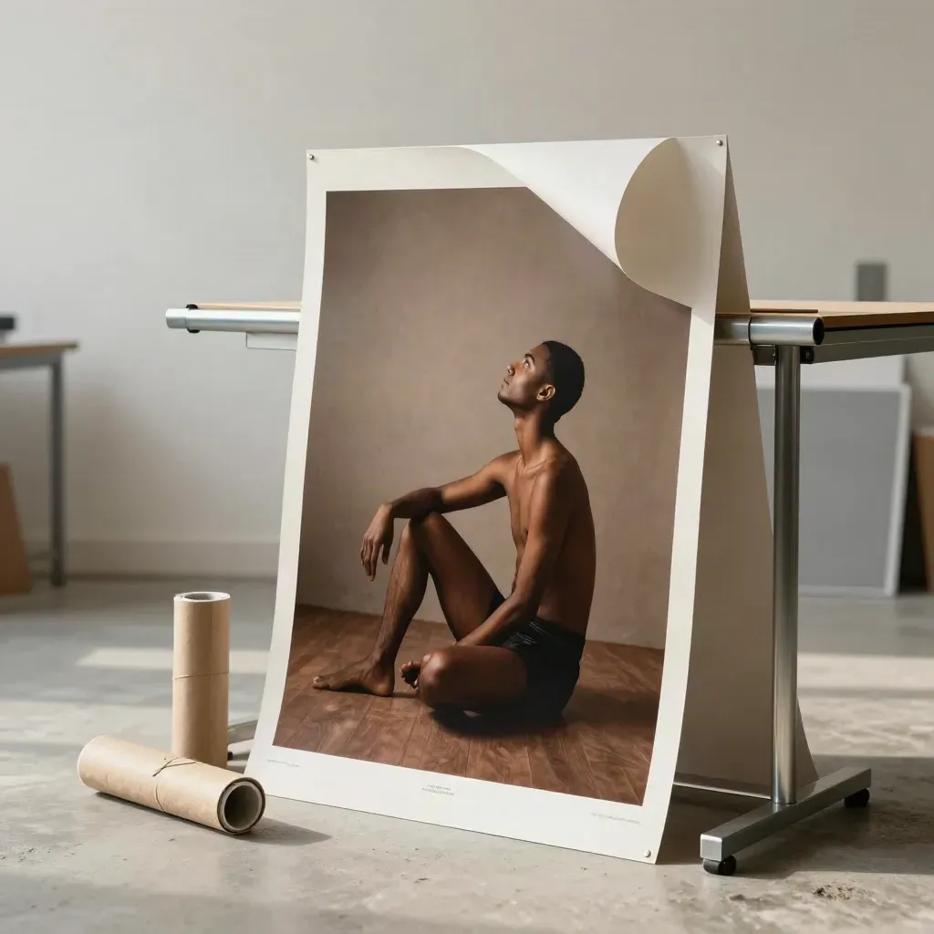Poster vetrina semiserito in telaio inclinato con tubo di riserva e guida in alluminio.